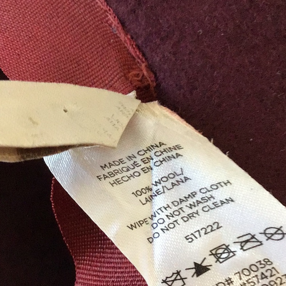 Loft Burgundy Style Fedora - Picture 8 of 8